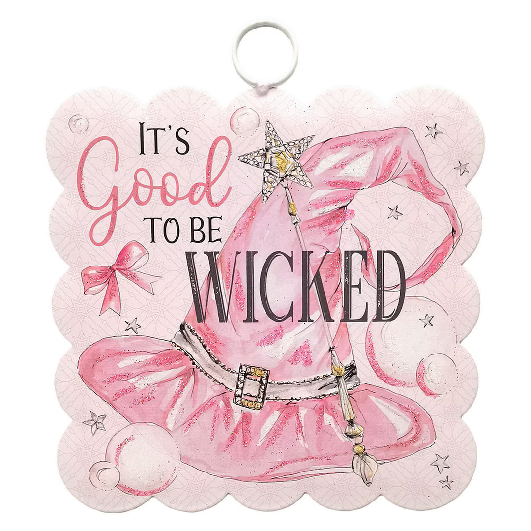 Mini Scallop Art - "Its Good to be Wicked" (Copy)