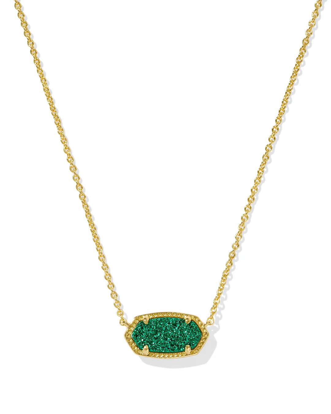 Elisa Gold Short Pendant Necklace