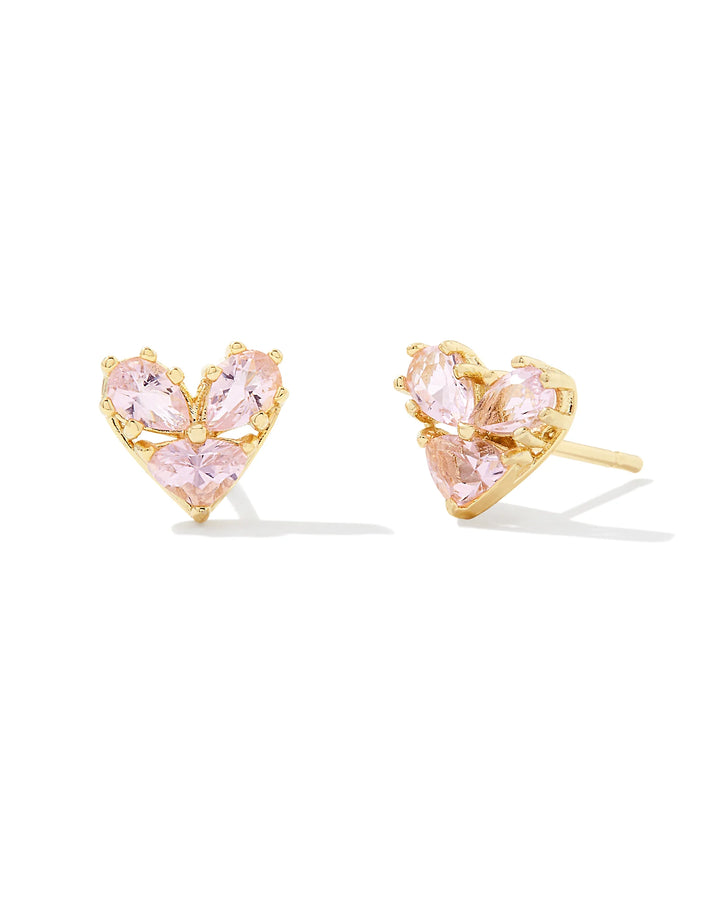 Katy Heart Stud Earrings