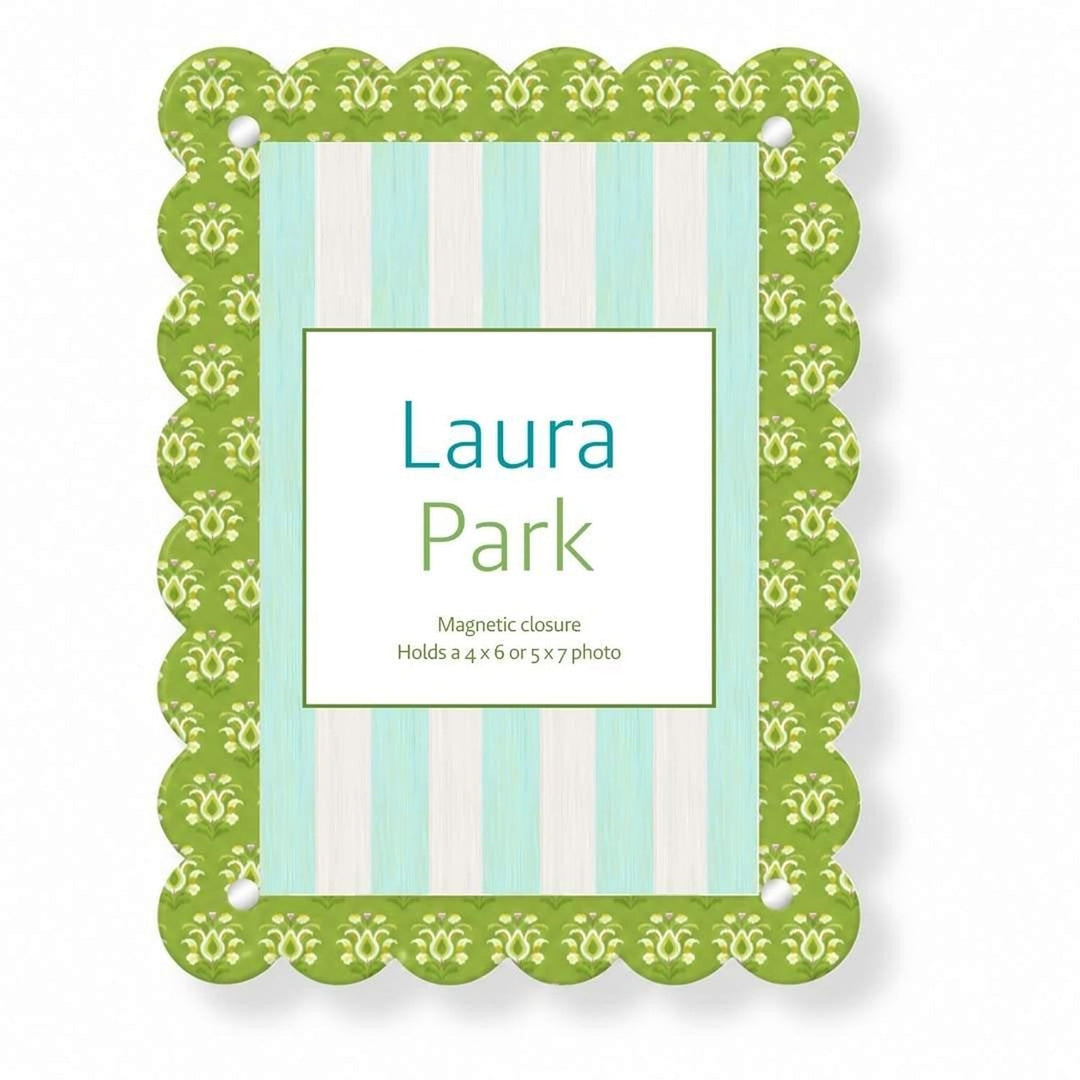 5x7 Rosemary Meadow Scalloped Picture Frame