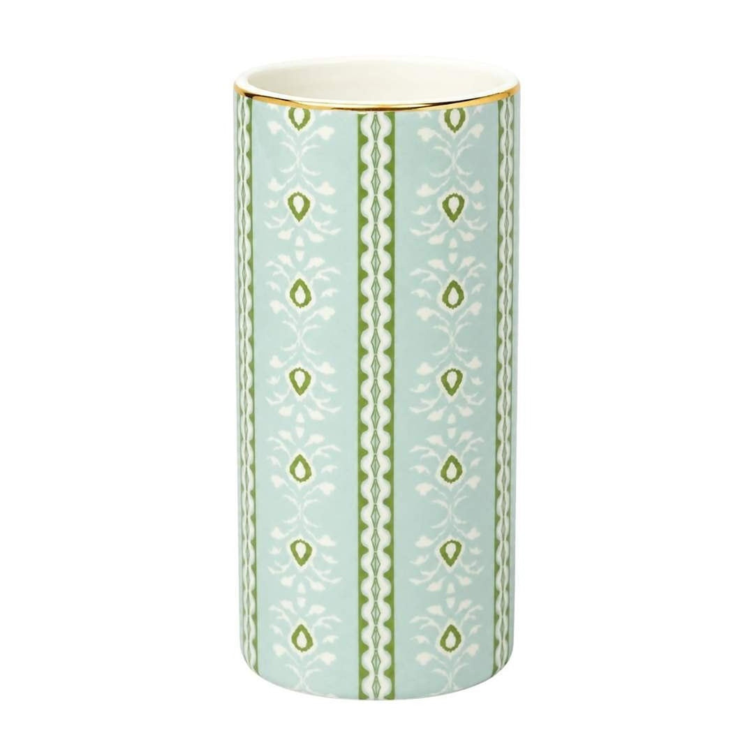 Rosemary Stripe Blue Vase
