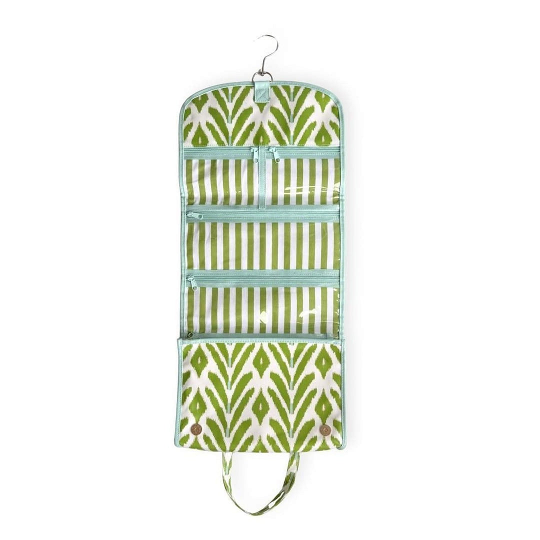 Petite Frond Green Hanging Travel Case