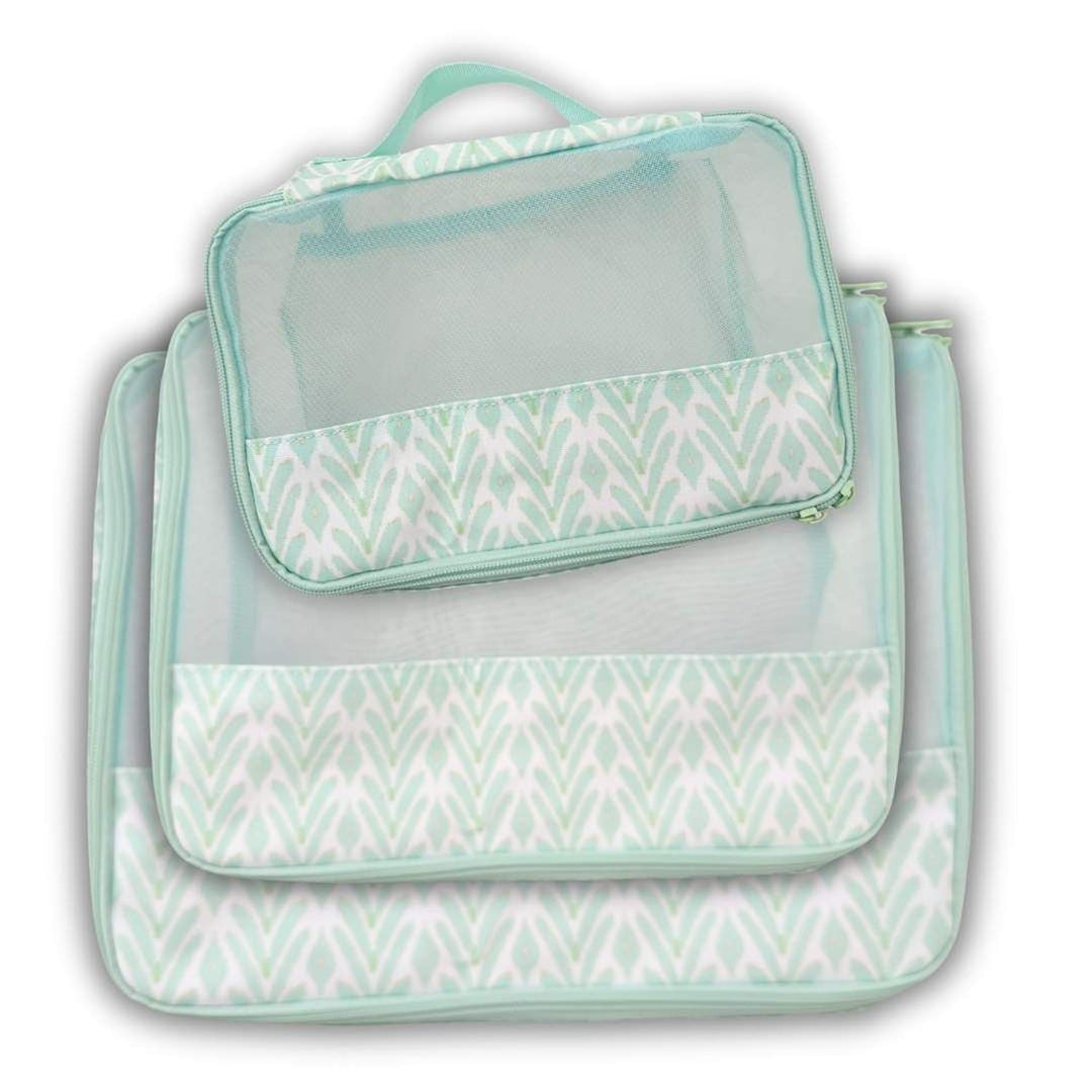 Petite Frond Mint Packing Cubes
