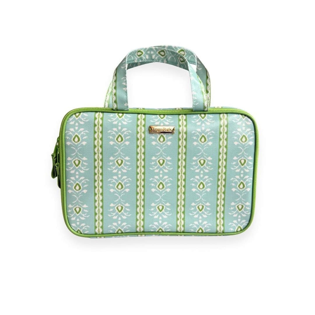 Rosemary Stripe Blue Travel Case