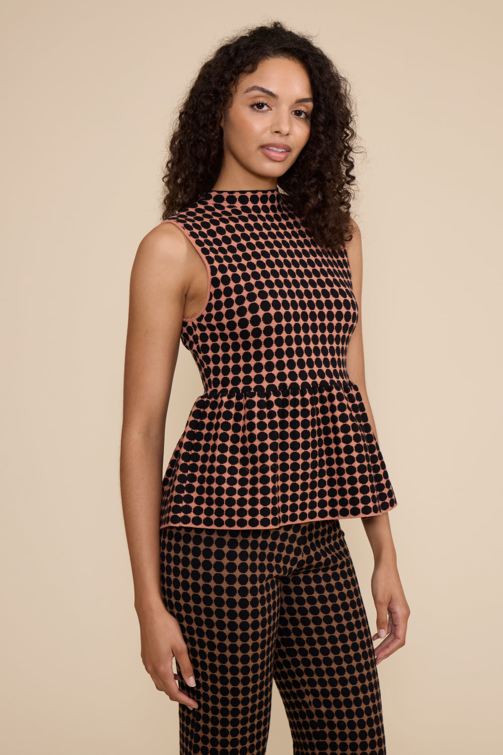 SW5698 CATHERINE PEPLUM TOP