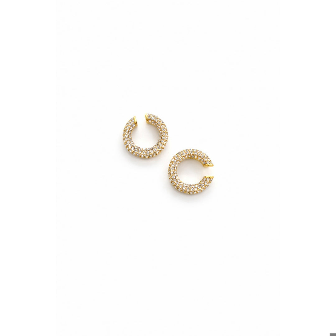 AUDREY EAR CUFFS - pavÃ© - GOLD