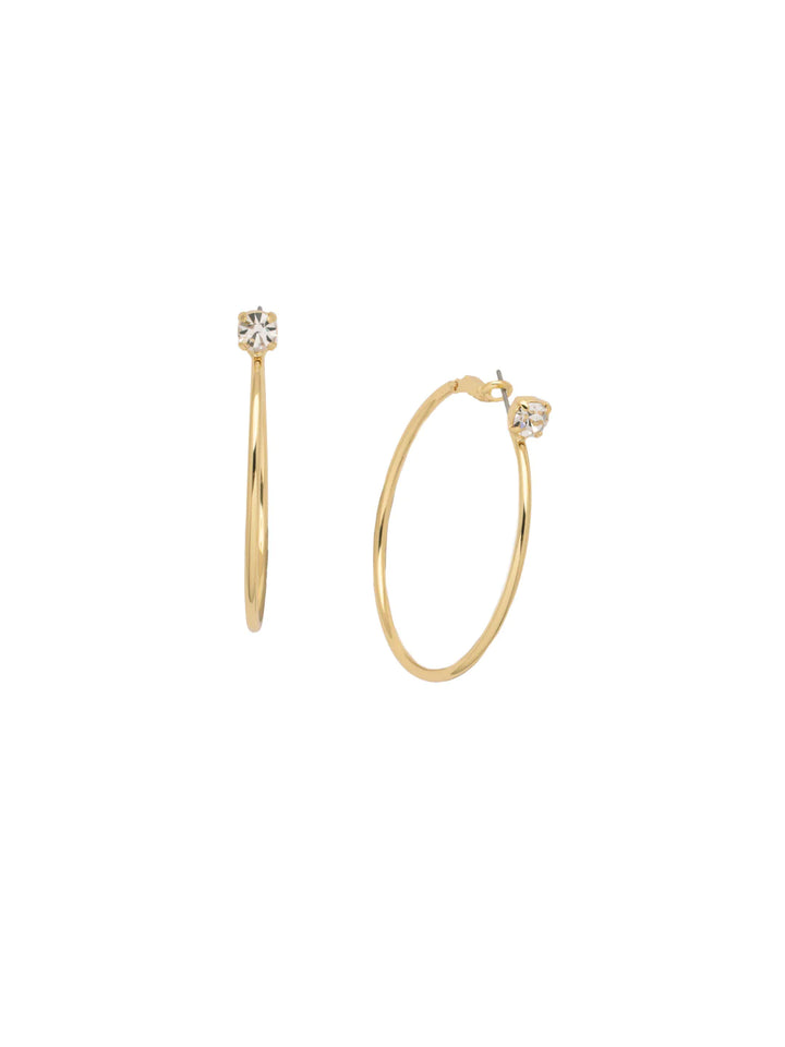 Mini Serafina Hoop Earrings