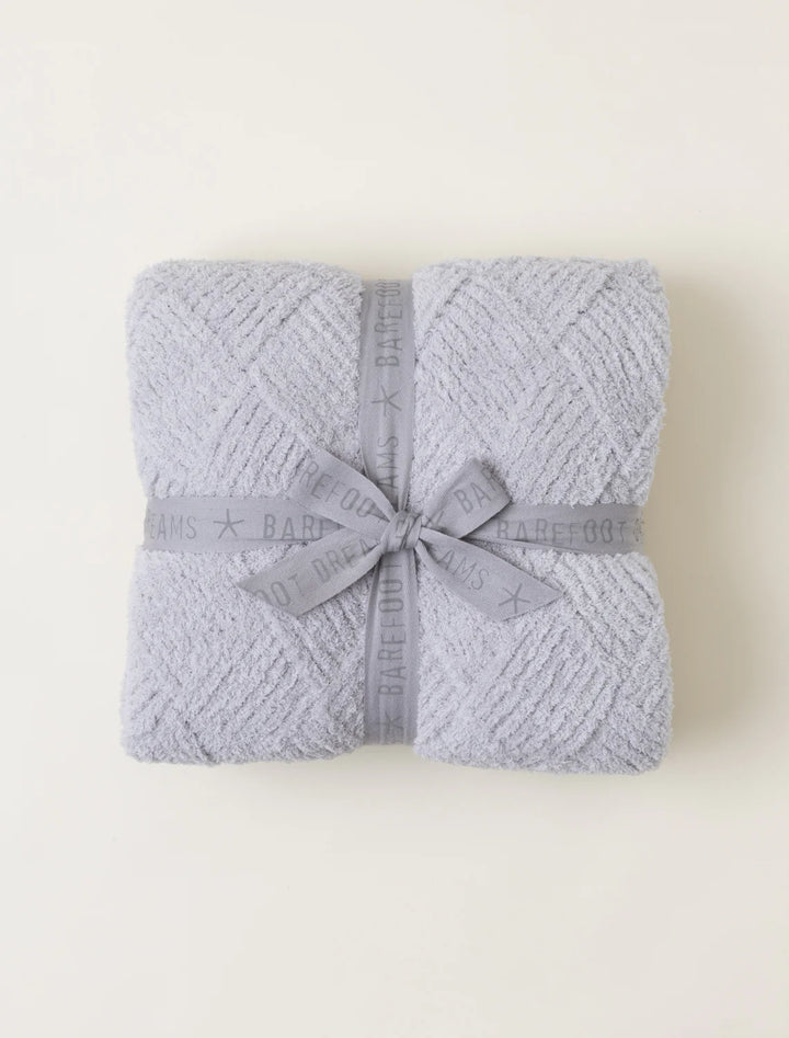 Barefoot Dreams CozyChic Diamond Weave Blanket