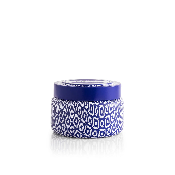 Honeydew Crush Blue Printed Travel Tin