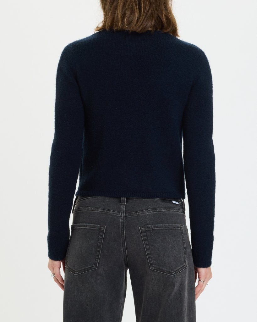 MUSE EMBROIDERED FITTED CARDIGAN