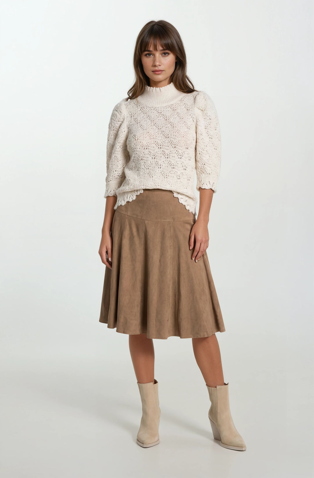 TAN MICROSUEDE