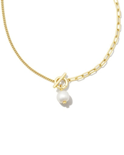 Leighton Pearl Chain Necklace