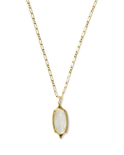 DANI STEPPED FRAME LONG PENDANT NECKLACE