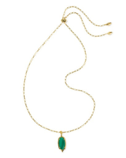 DANI STEPPED FRAME LONG PENDANT NECKLACE