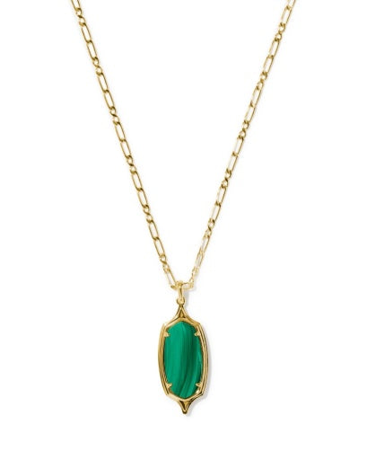 DANI STEPPED FRAME LONG PENDANT NECKLACE