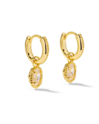 MINI ELLIE LUXE HUGGIE EARRINGS