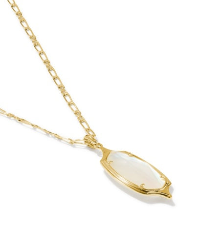 DANI STEPPED FRAME LONG PENDANT NECKLACE