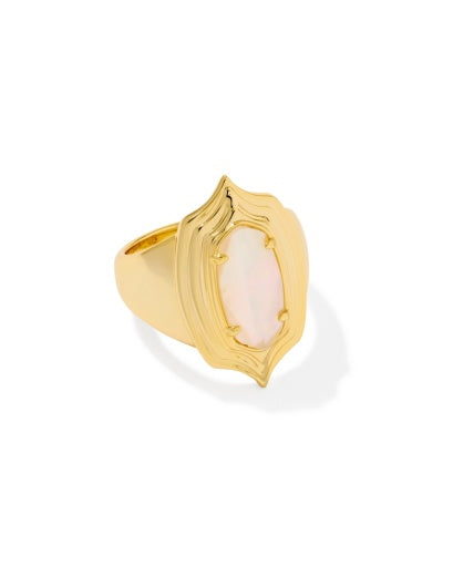 ELYSE STEPPED FRAME COCKTAIL RING