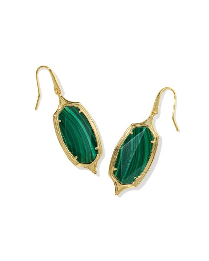 DANI STEPPED FRAME DROP EARRINGS