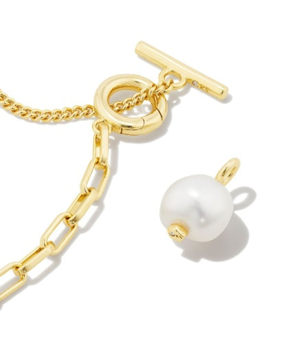 Leighton Pearl Chain Necklace