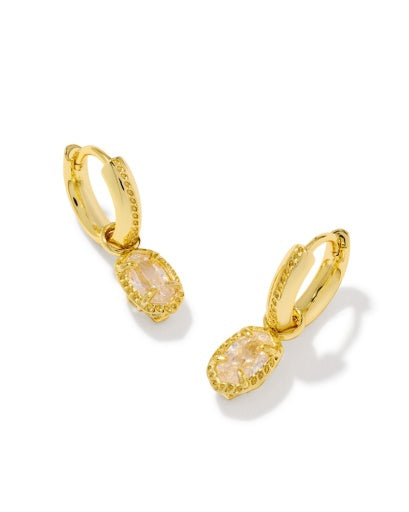 MINI ELLIE LUXE HUGGIE EARRINGS