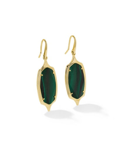 DANI STEPPED FRAME DROP EARRINGS