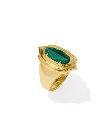 ELYSE STEPPED FRAME COCKTAIL RING