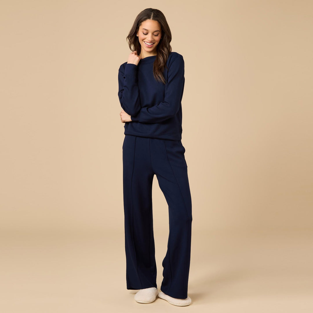 DreamTech Boat Neck with Pintuck Pant