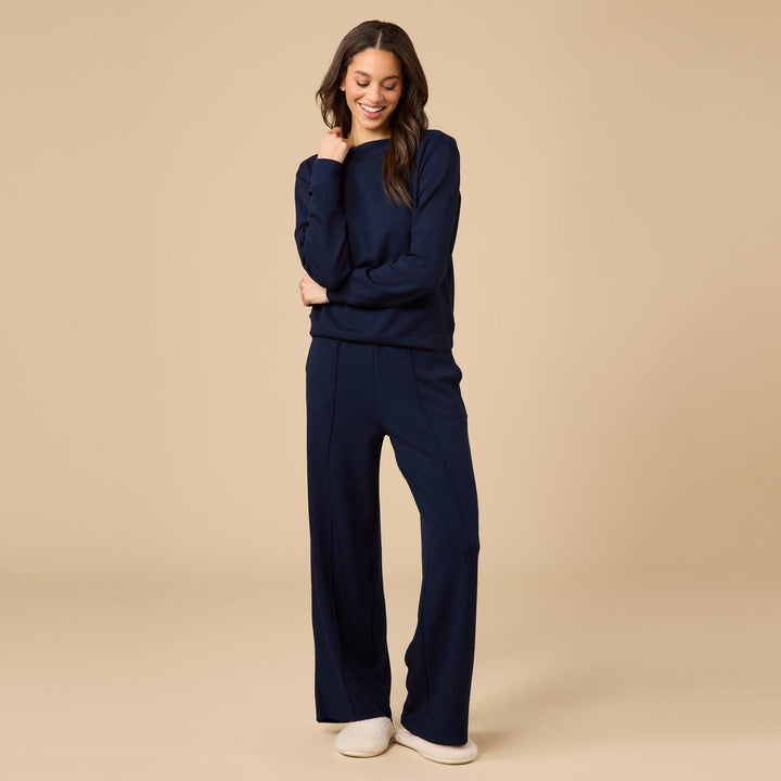 DreamTech Boat Neck with Pintuck Pant