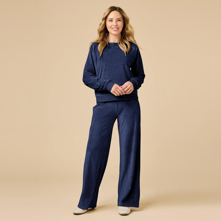 Serenity Raglan Crew with Wide Pant