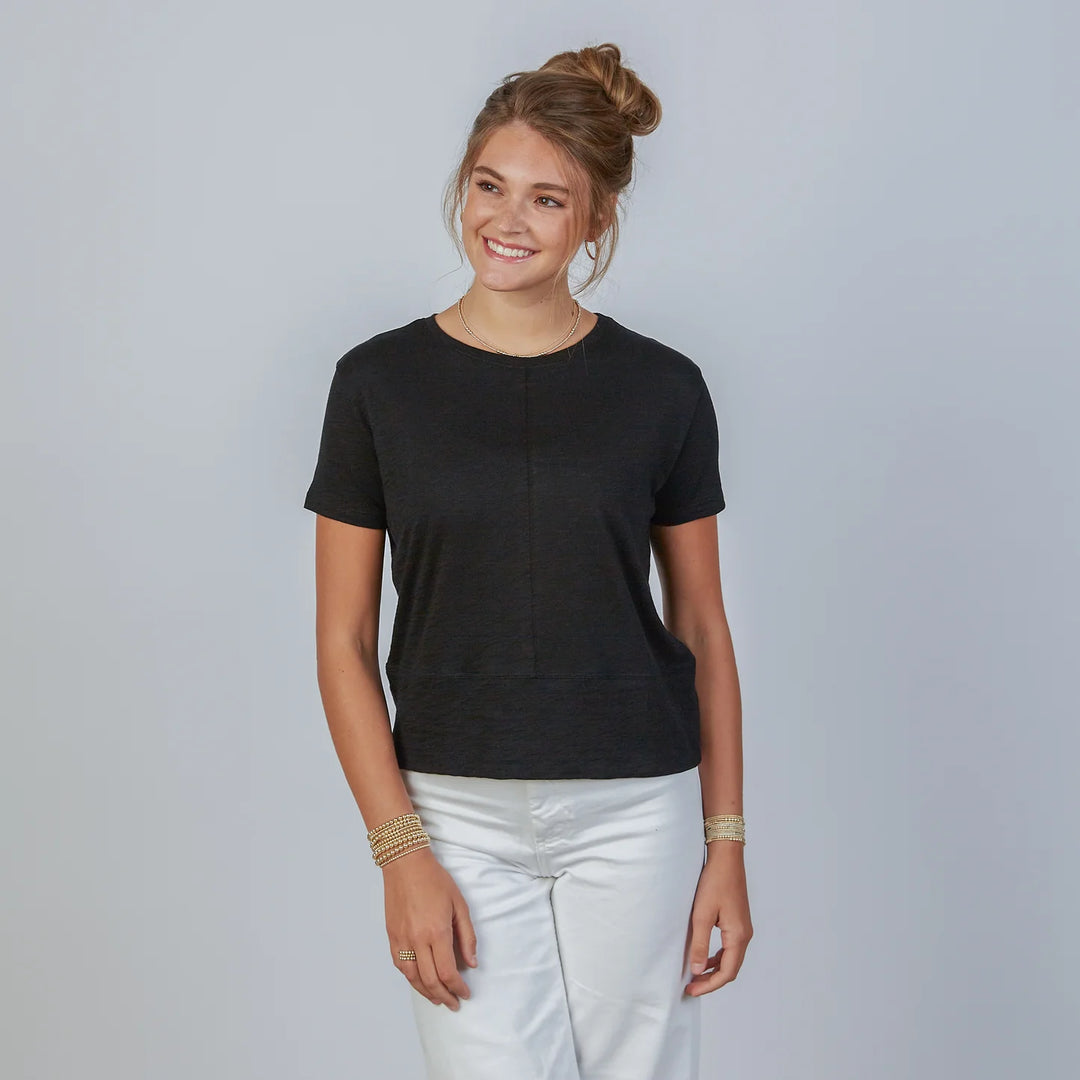 Celia Perfect Length Short Sleeve Tee