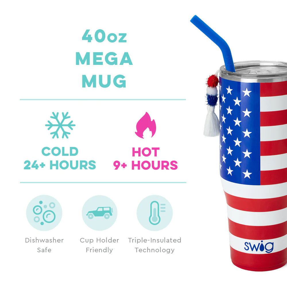 All American Mega Mug 40oz.