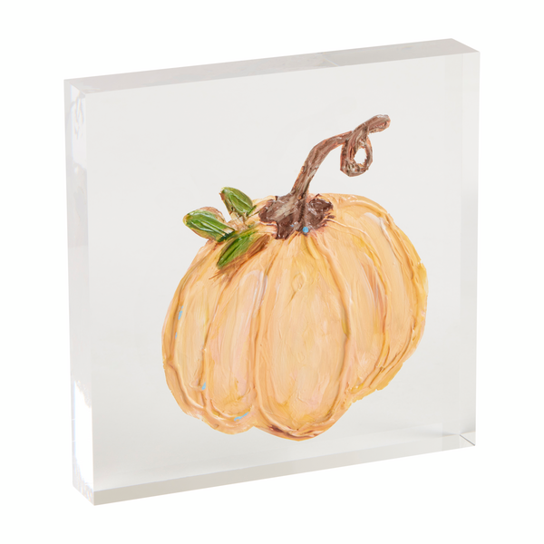 Acrylic Pumpkin Plaque