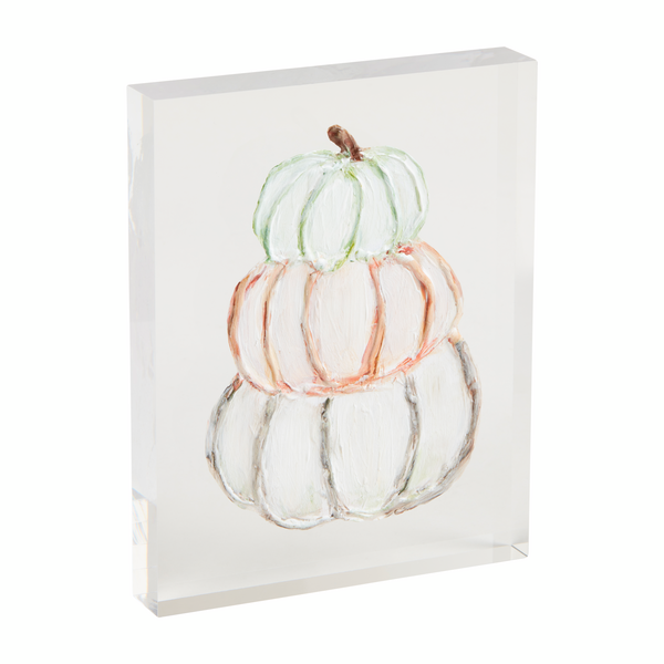 Acrylic Pumpkin Plaque