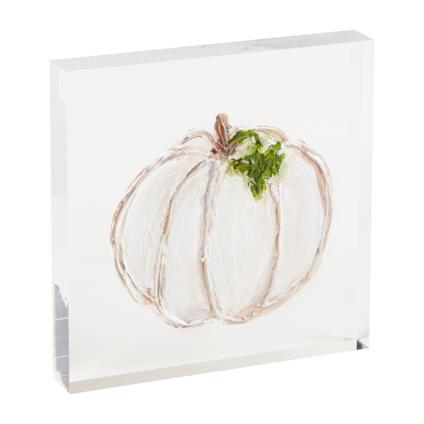 Acrylic Pumpkin Plaque