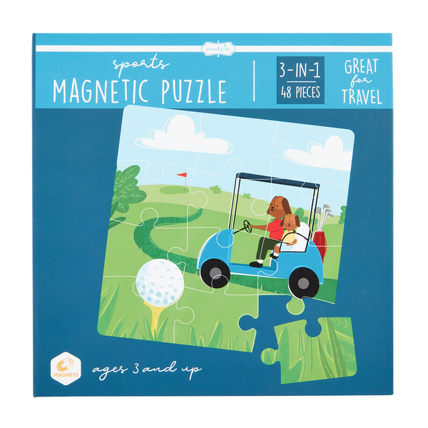 Sports Magnetic Puzzle Set