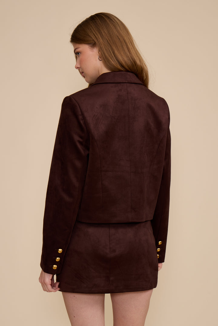 C5541 BRYNN FAUX SUEDE JACKET