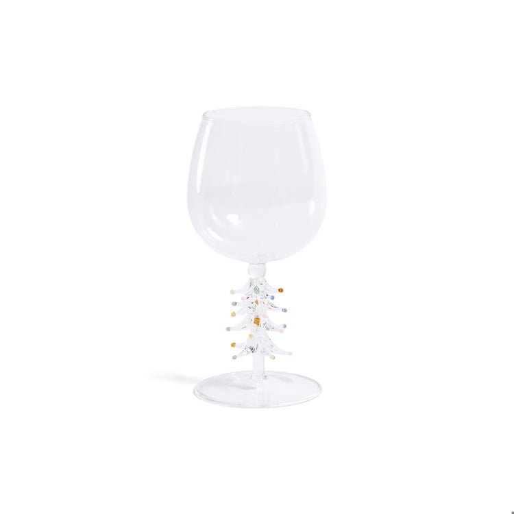 Treetop Cheers Wine Glass--Clear