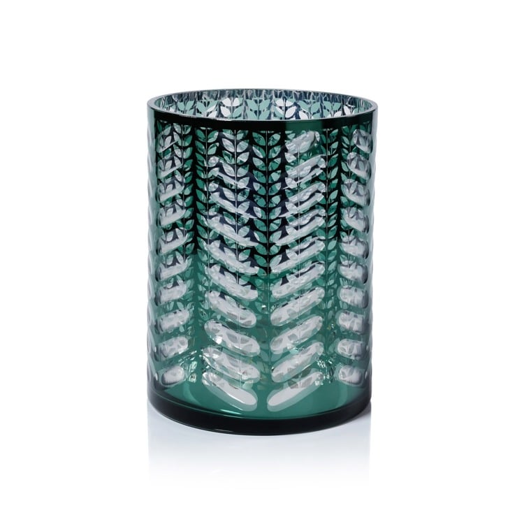 Laser Etched Metallic LED Hurricane-Green, 9.5"