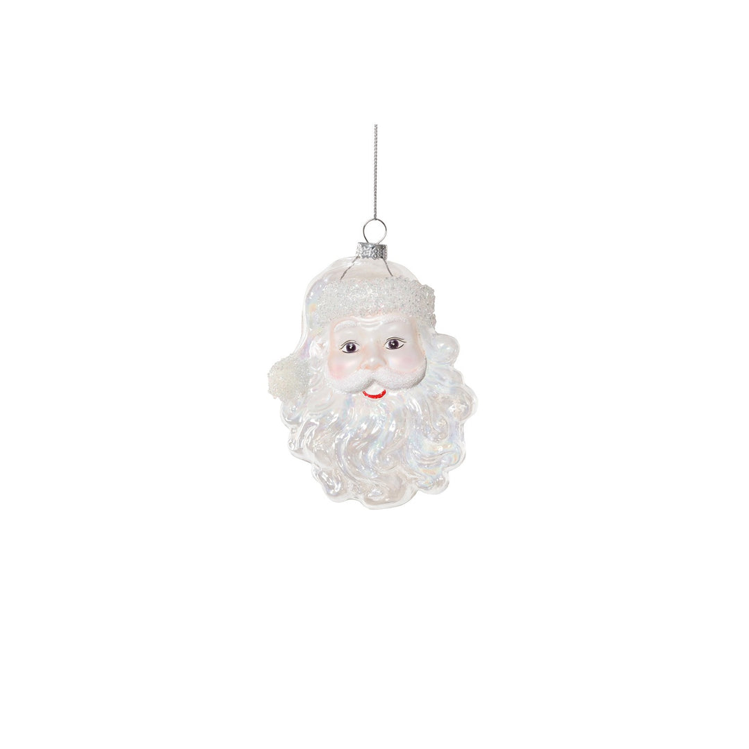 Luster Santa Claus Glass Ornament