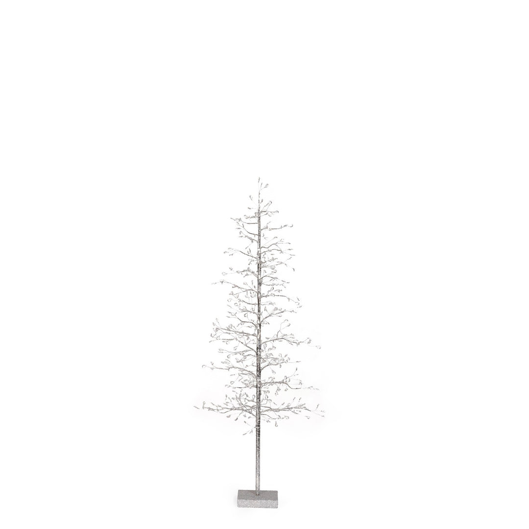 Silver  LED Tree, 4 Feet
