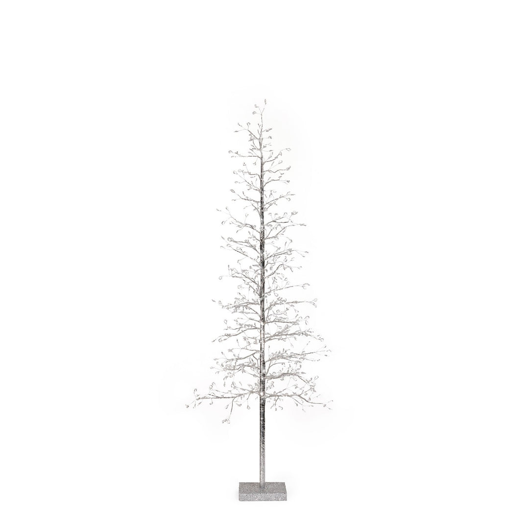 Silver  LED Tree, 5 Feet