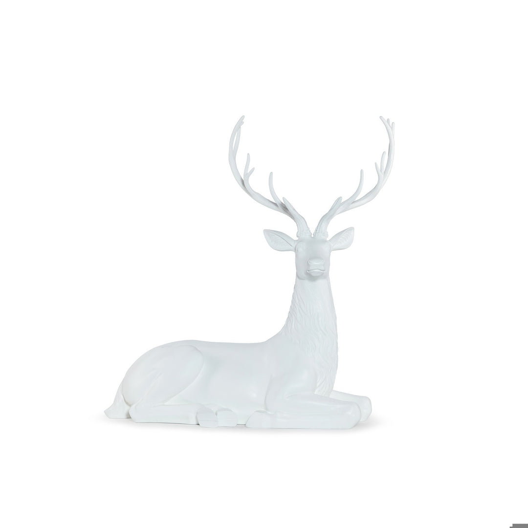 Nordic White Bedded Deer, 55"