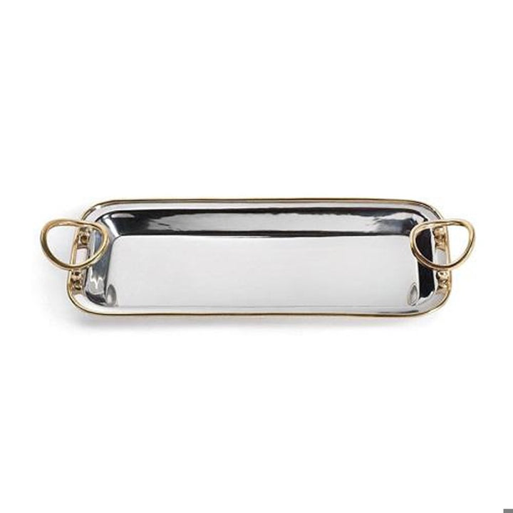 Polished Nickel and Gold Precious Tray, Min. 6