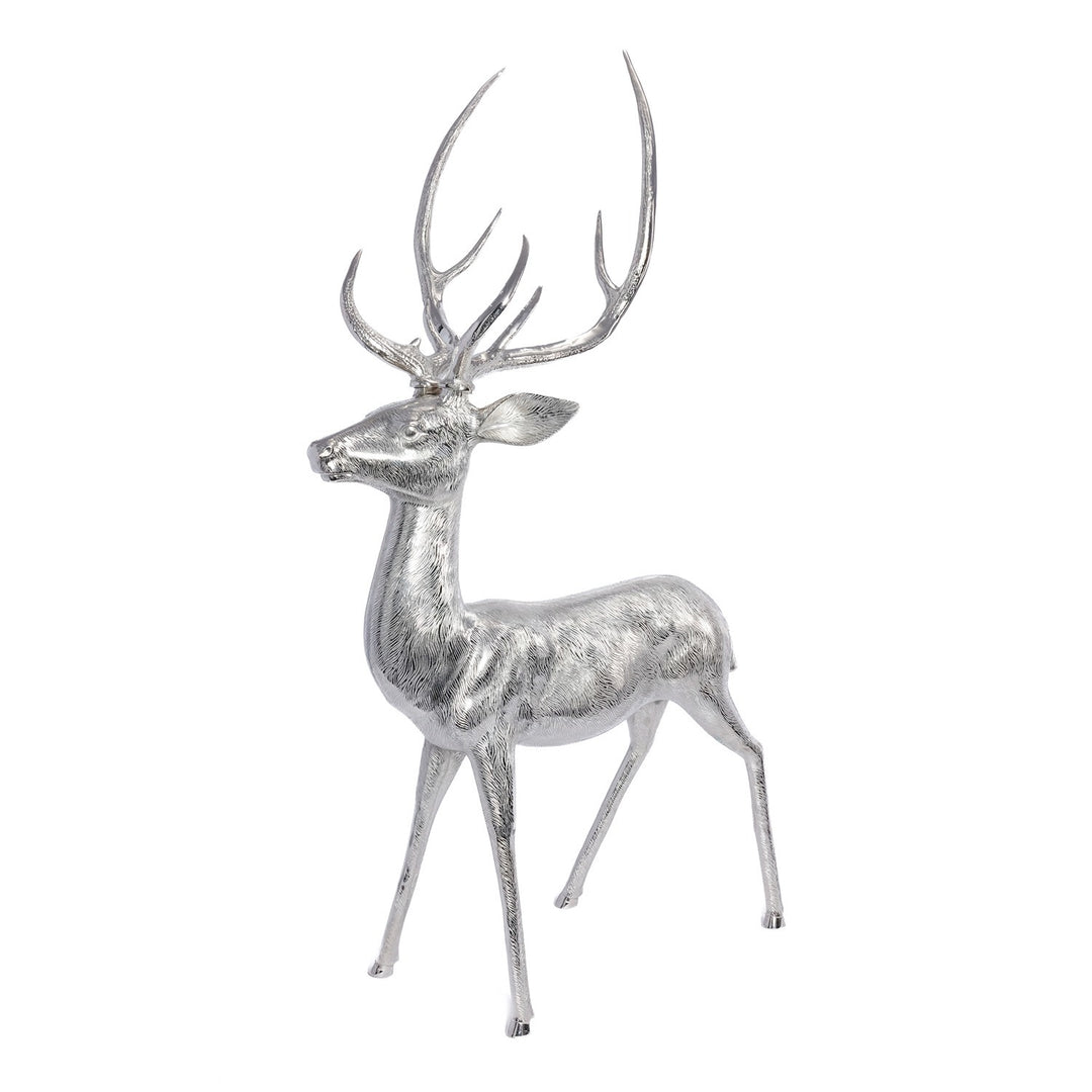 Corviglia Standing Metal Deer