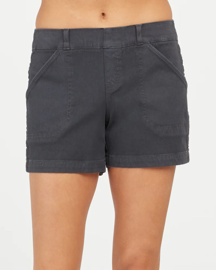 Spanx Stretch Twill Shorts, 4"