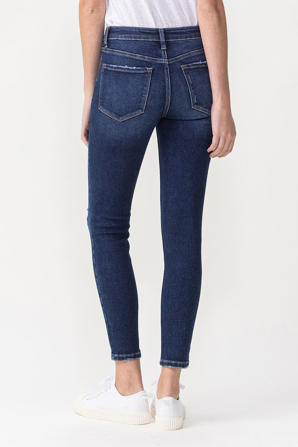 MID RISE CROP SKINNY