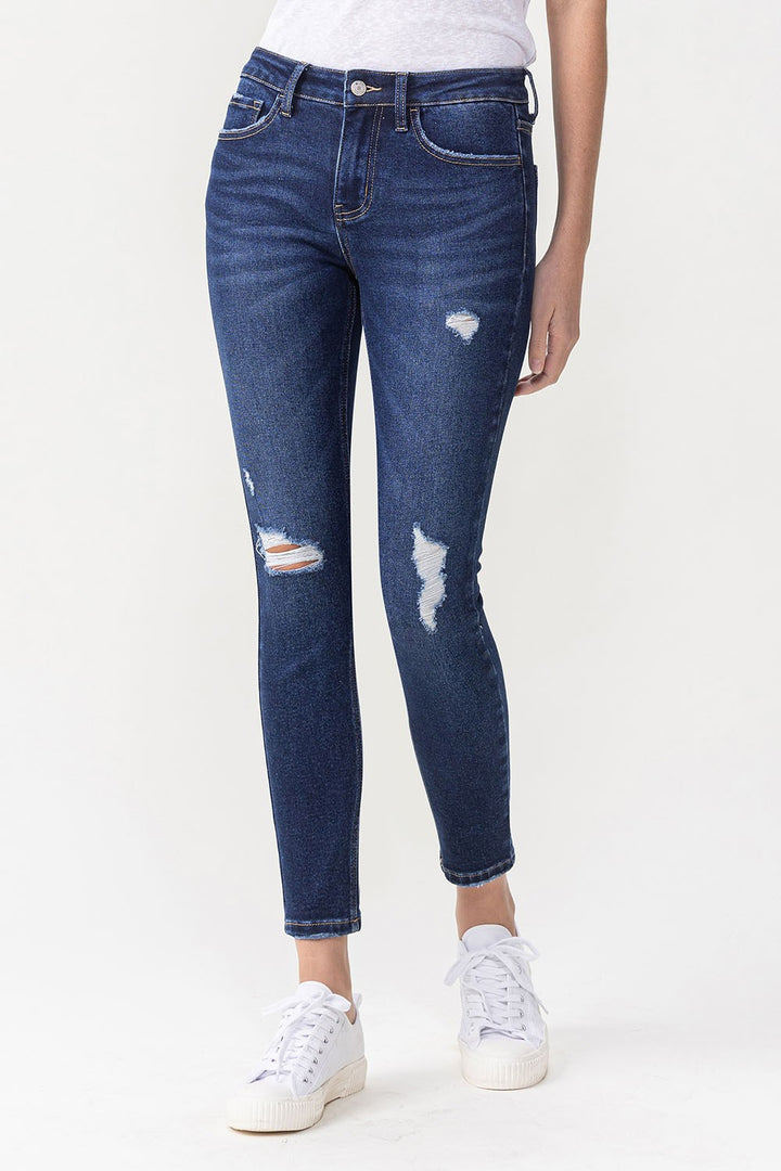 MID RISE CROP SKINNY