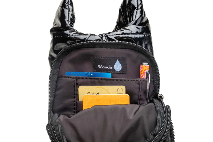 Black Glossy Crossbody HydroBag