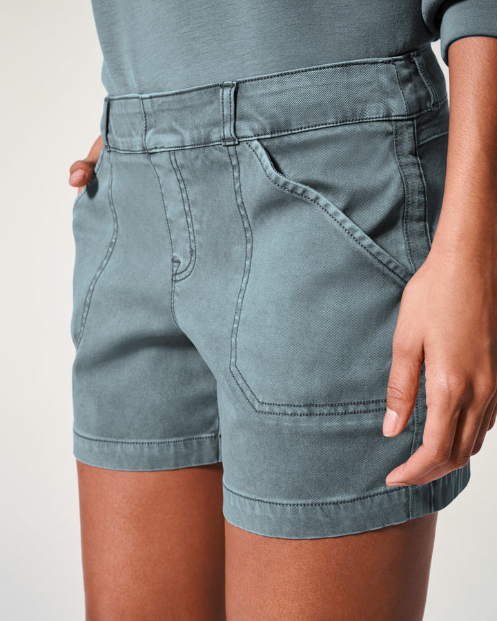 Spanx Stretch Twill Shorts, 4"